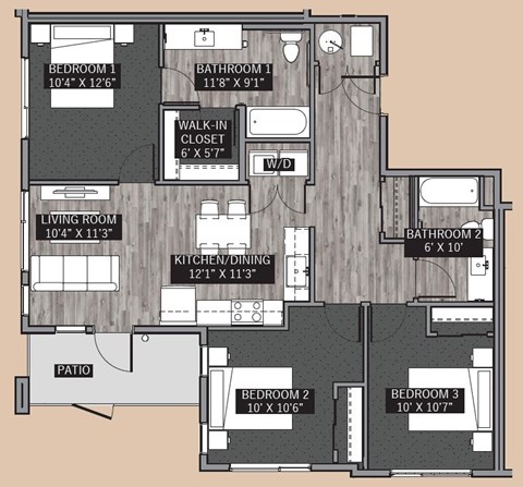 3500 N Uinta Street Studio-3 Beds Apartment for Rent - Photo Gallery 5